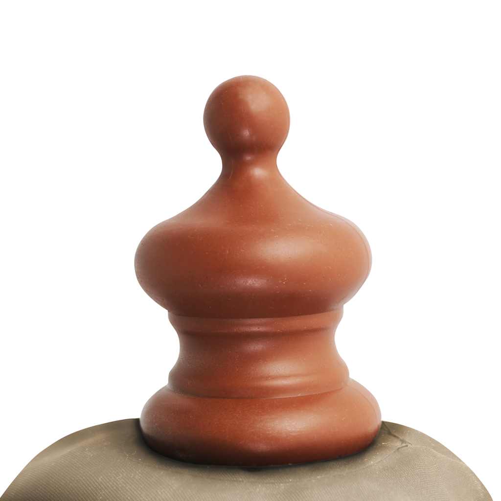 vidaXL Ομπρέλα Κήπου Χρώμα Taupe 350 εκ. με Ξύλινο Ιστό