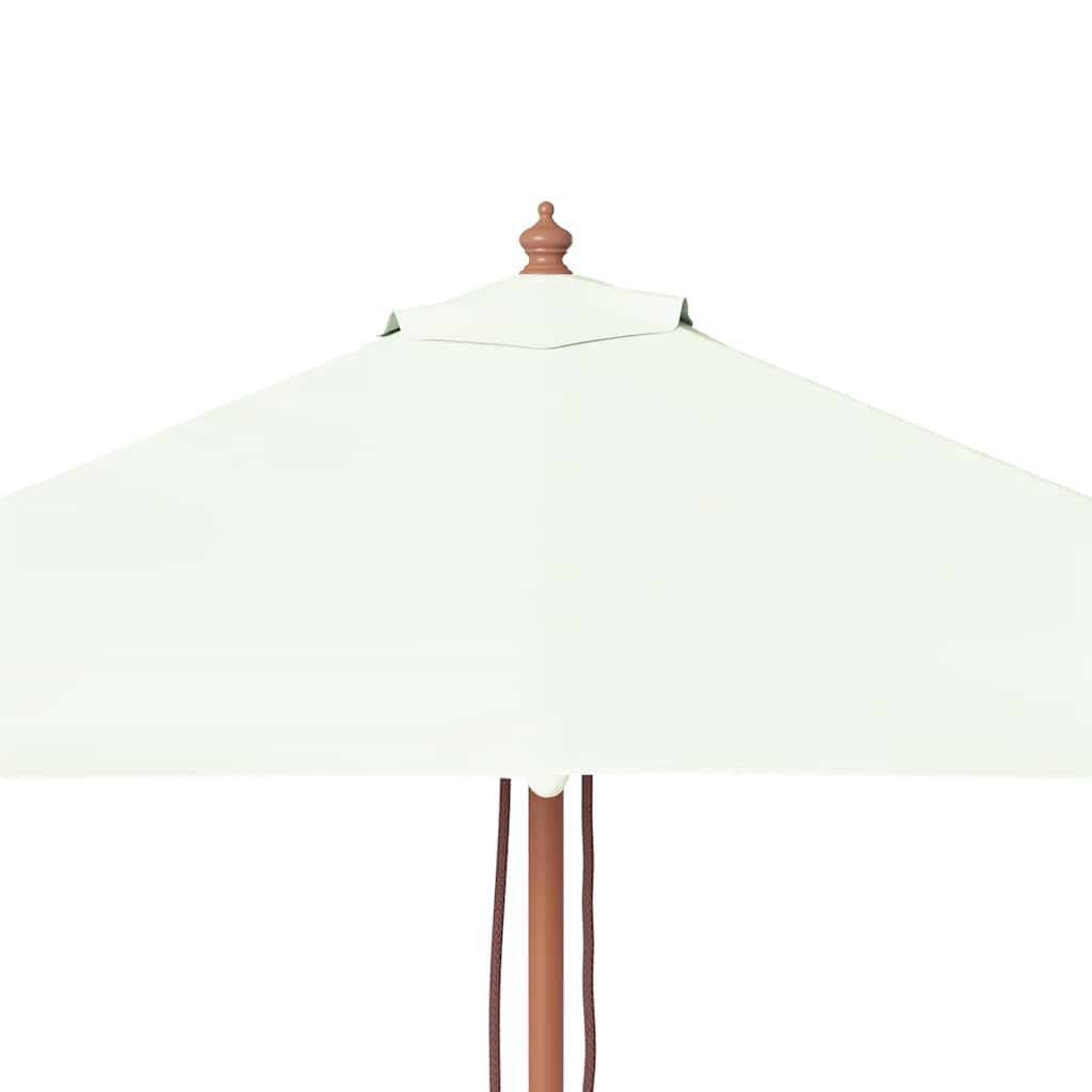 vidaXL Ομπρέλα Κήπου Χρώμα της Άμμου 150 x 200 εκ. με Ξύλινο Ιστό