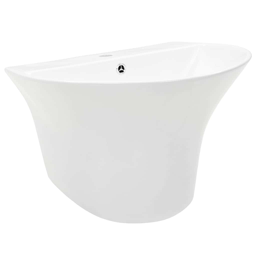 vidaXL Λεκάνη Λευκό 56 x 48 x 42 εκ. Γυαλιστερή Κεραμική