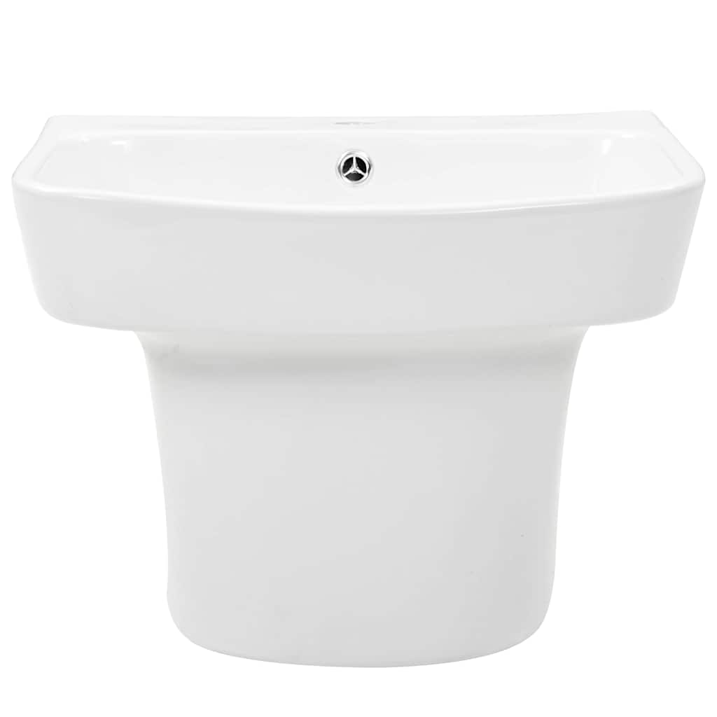 vidaXL Λεκάνη Λευκό 50 x 45 x 41 εκ. Γυαλιστερή Κεραμική