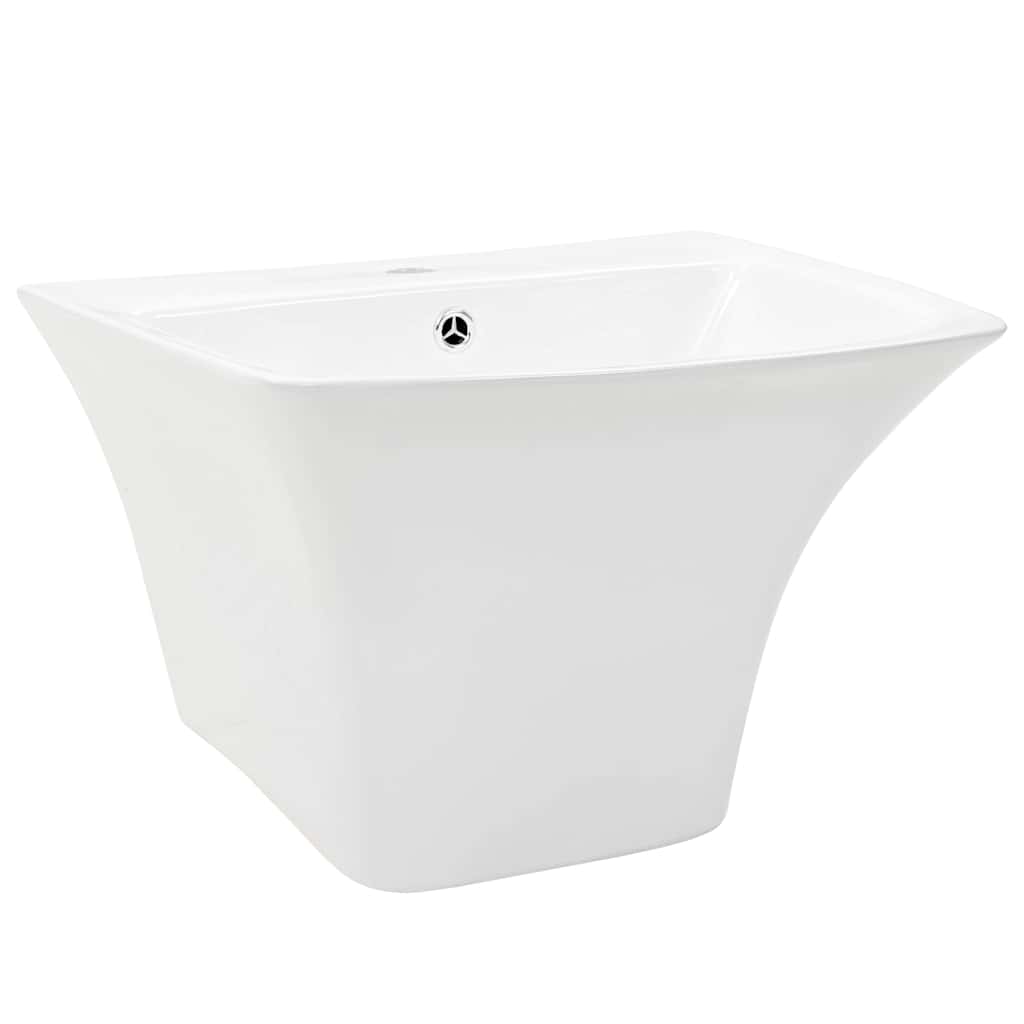 vidaXL Λεκάνη Λευκό 53 x 44 x 37 εκ. Γυαλιστερή Κεραμική