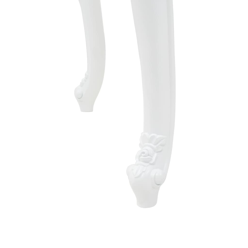 vidaXL Τραπεζαρία Γυαλιστερή Λευκή 179 x 89 x 81 εκ.