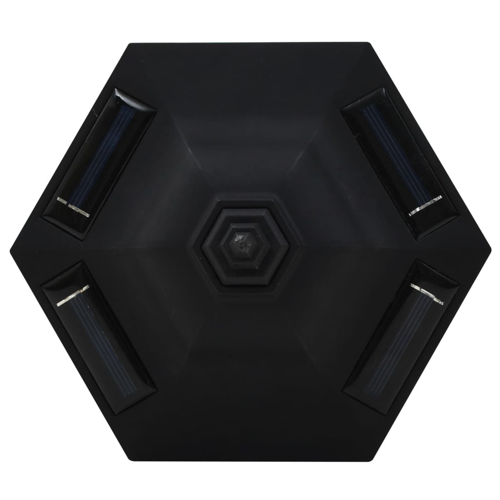 vidaXL Φωτιστικά Εξωτ. Χώρου Ηλιακά 3 τεμ. LED Μαύρα