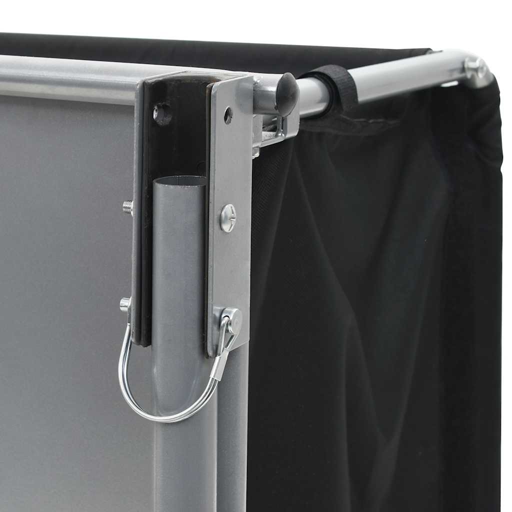 vidaXL Τρέιλερ Ποδηλάτου για Μεταφορά Φορτίων Μαύρο / Κίτρινο 65 κ.