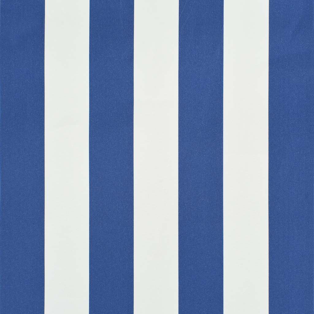 vidaXL Τέντα Συρόμενη Μπλε / Λευκό 300 x 150 εκ.