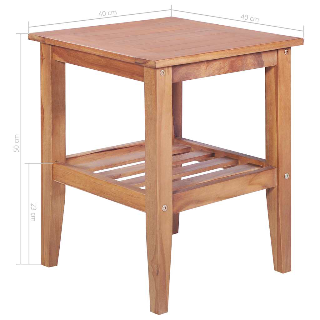 vidaXL Σετ Επίπλων Bistro 3 Τεμαχίων από Μασίφ Ξύλο Teak