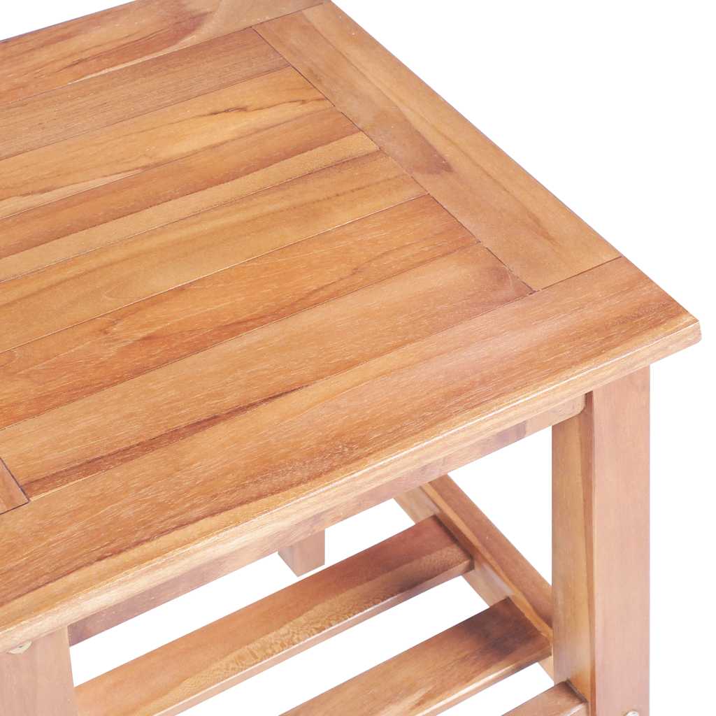 vidaXL Σετ Επίπλων Bistro 3 Τεμαχίων από Μασίφ Ξύλο Teak