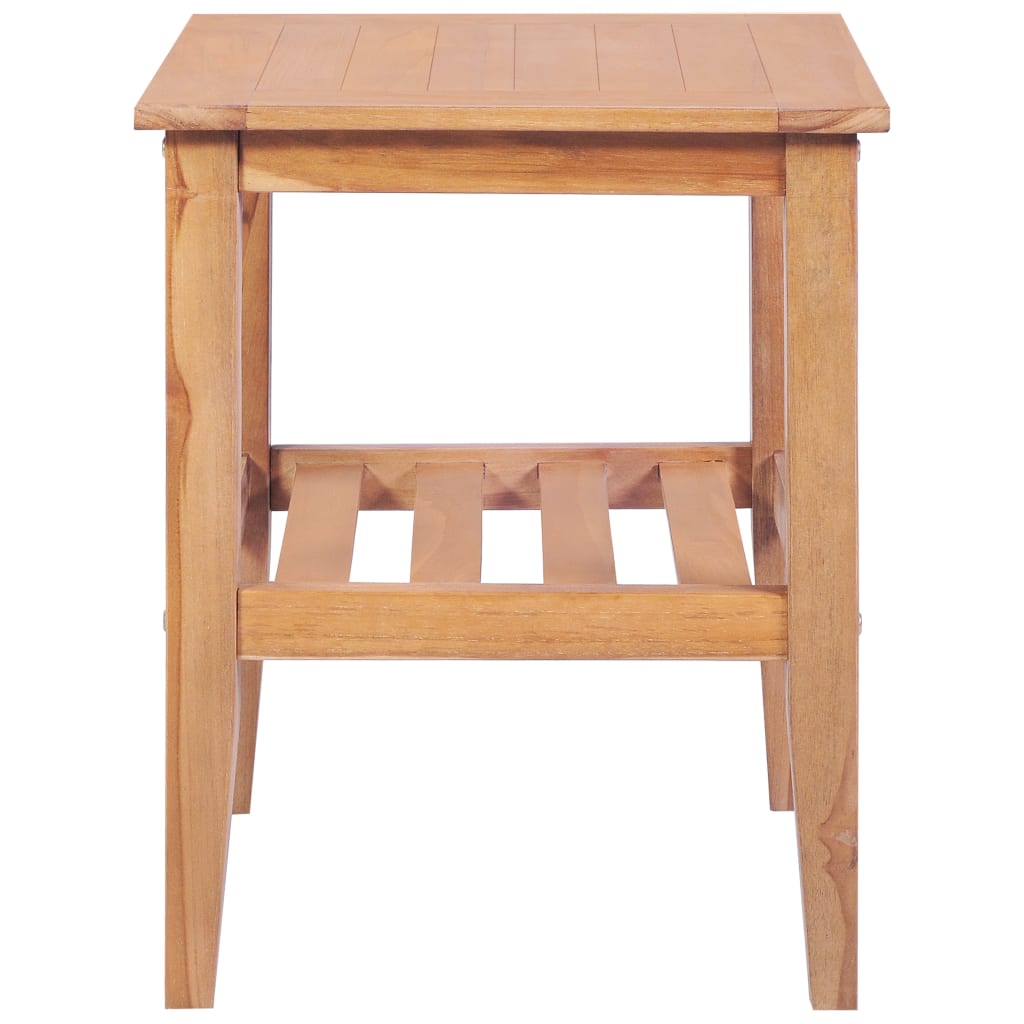 vidaXL Τραπεζάκι Σαλονιού Τετράγωνο 40 x 40 x 50 εκ. Μασίφ Ξύλο Teak