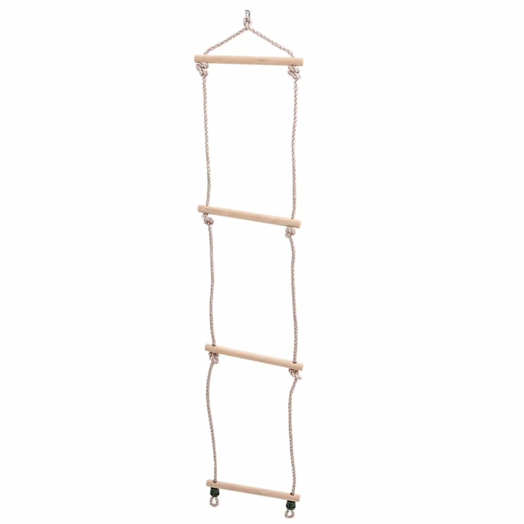 vidaXL Κούνια με Σκάλα και Πιασίματα Αναρρίχησης Μπλε Πολυαιθυλένιο