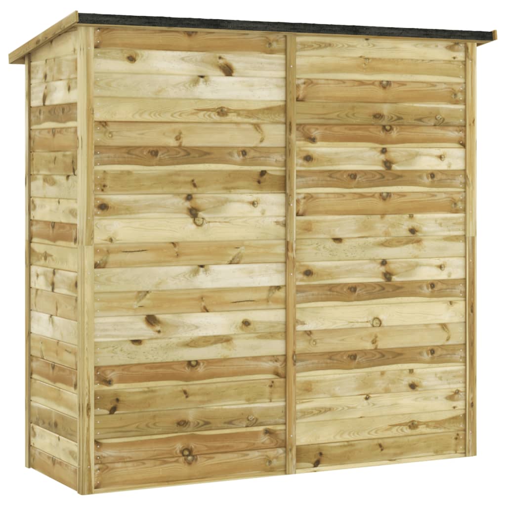 vidaXL Αποθήκη Εργαλείων Κήπου 182x76x175 εκ. Εμποτισμένο Ξύλο Πεύκου