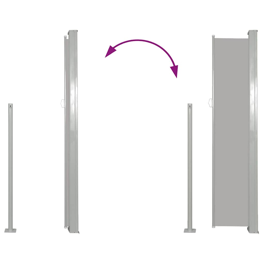 vidaXL Σκίαστρο Πλαϊνό Συρόμενο Γκρι 140 x 300 εκ.