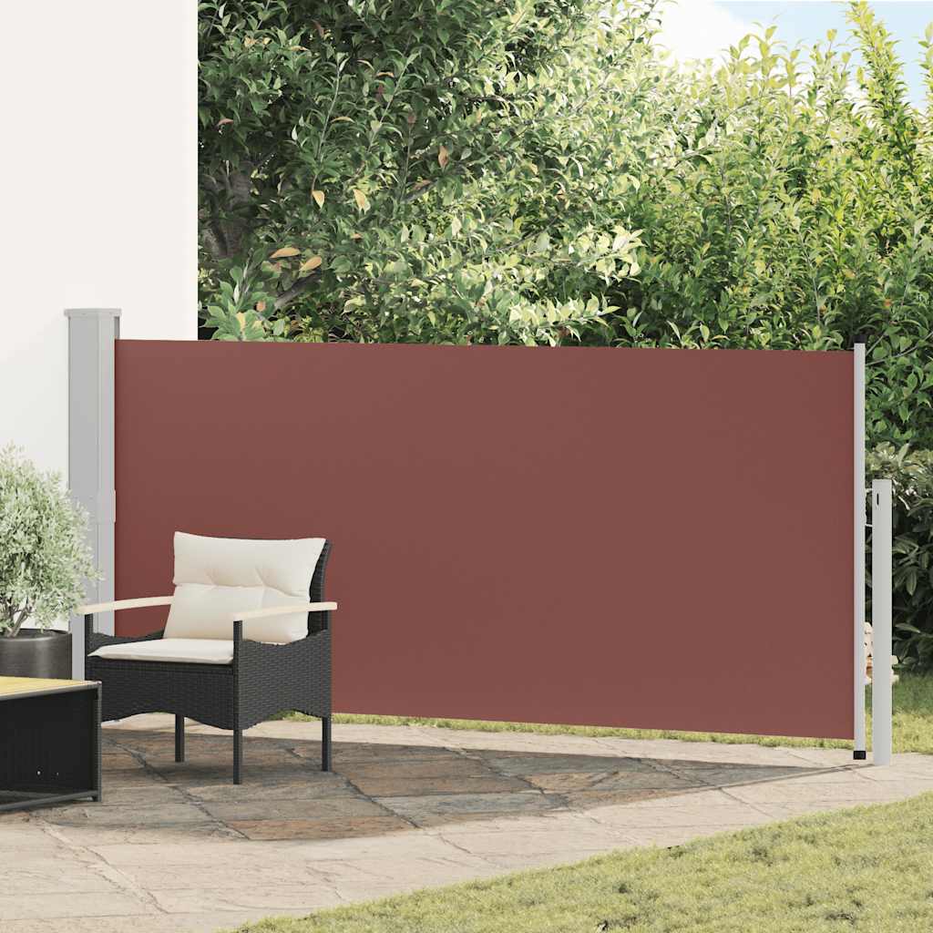 vidaXL Σκίαστρο Πλαϊνό Συρόμενο Καφέ 140 x 300 εκ.