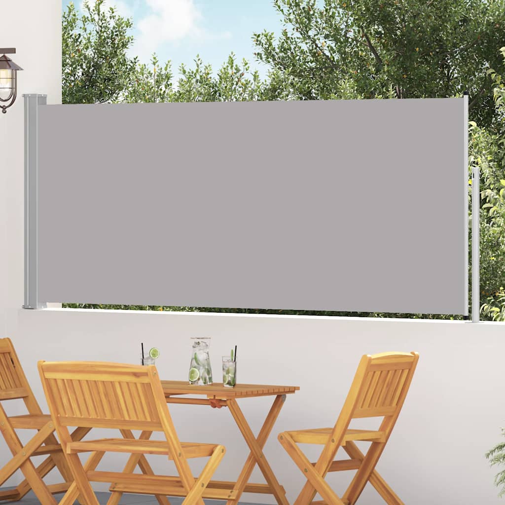 vidaXL Σκίαστρο Πλαϊνό Συρόμενο Γκρι 120 x 300 εκ.