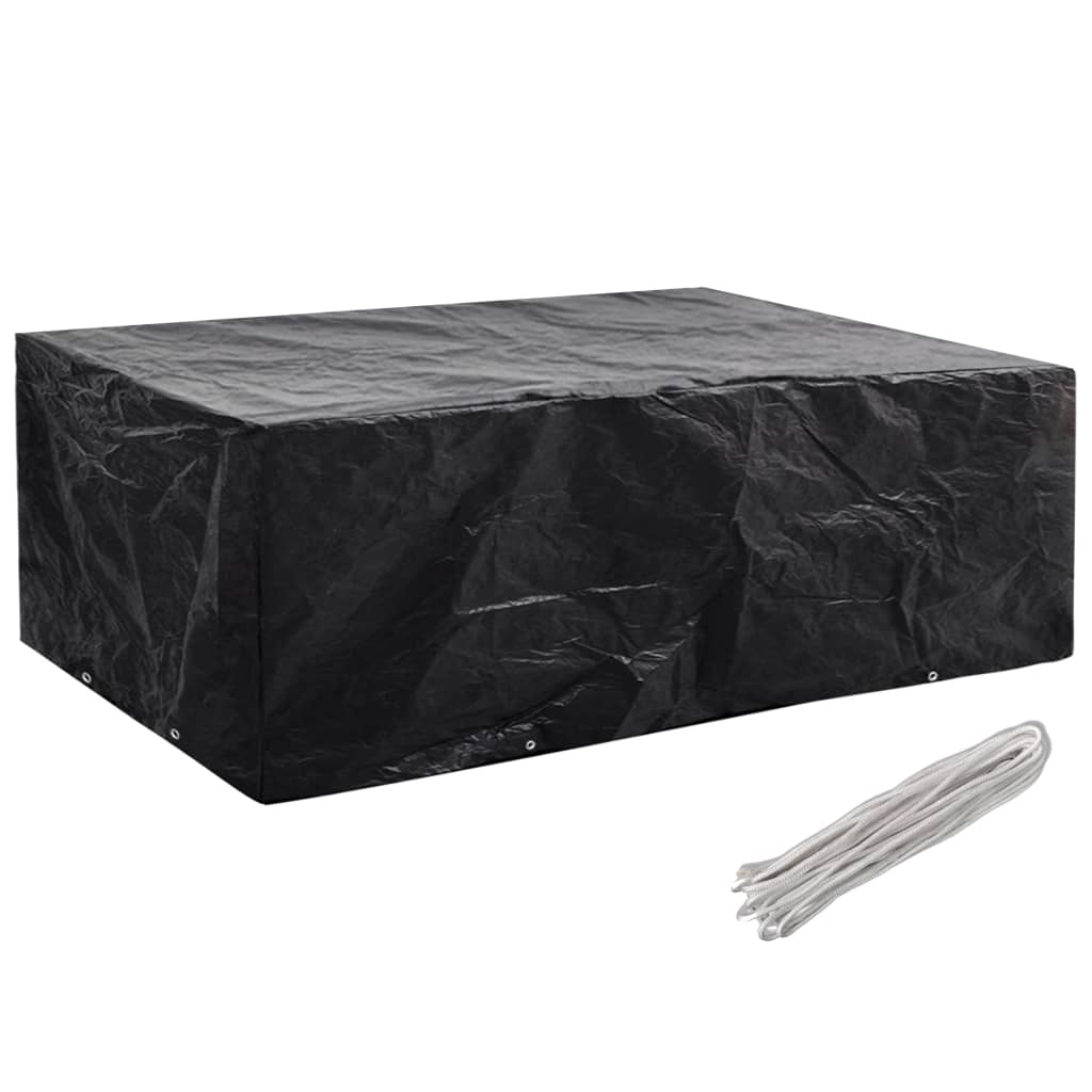 vidaXL Κάλυμμα Επίπλων Κήπου με 8 Κρίκους 242 x 162 x 100 εκ.