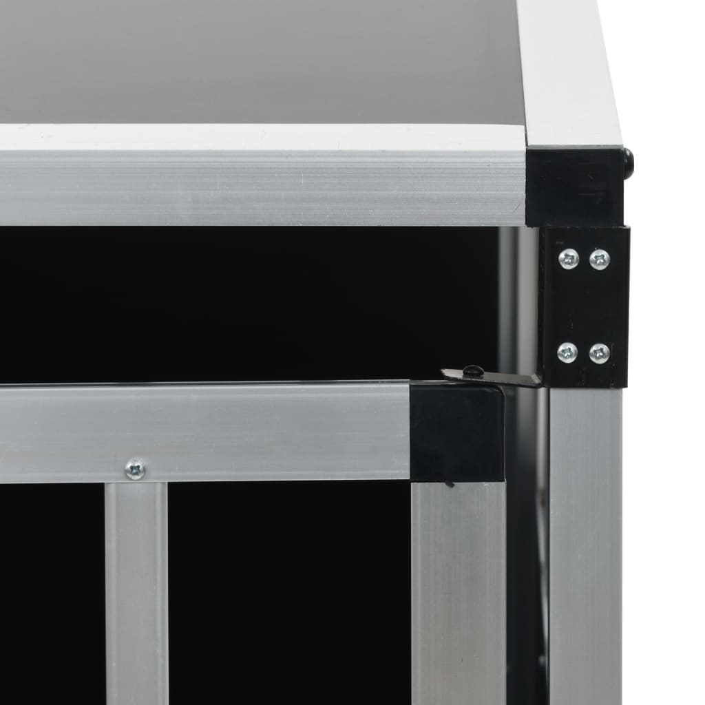 vidaXL Κλουβί Σκύλου με Μονή Πόρτα 65 x 91 x 69,5 εκ.