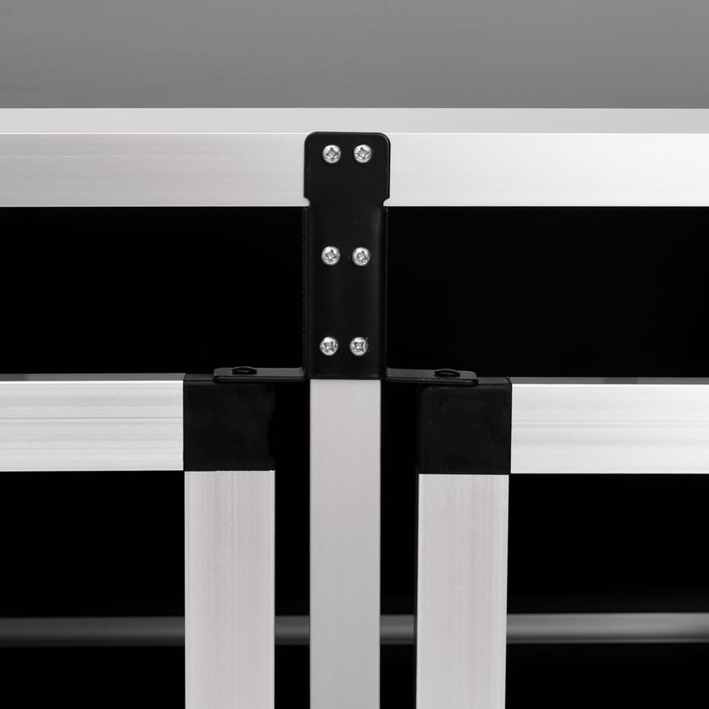 vidaXL Κλουβί Σκύλου με Διπλή Πόρτα 89 x 69 x 50 εκ.