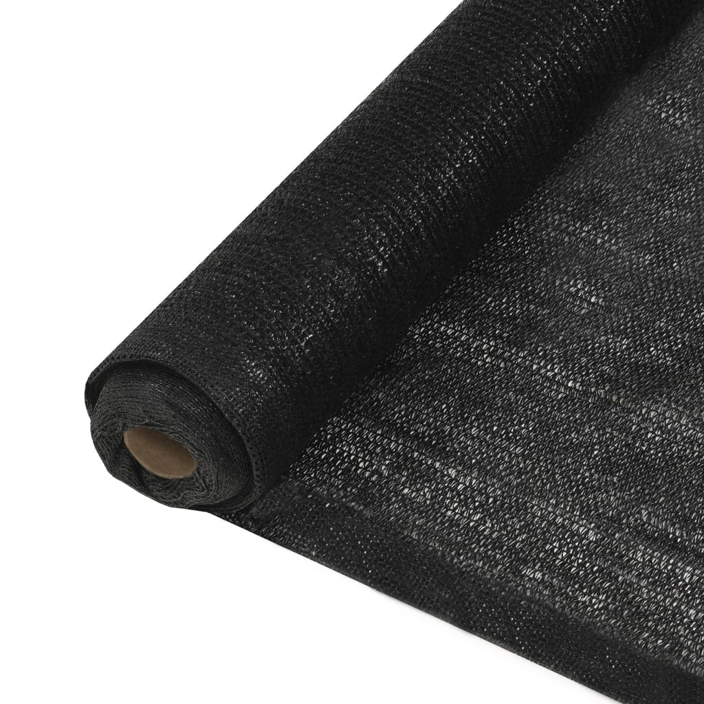 vidaXL Δίχτυ Σκίασης Μαύρο 2 x 25 μ. από HDPE