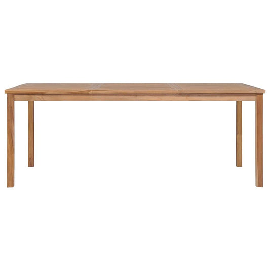 vidaXL Τραπέζι Κήπου 200 x 100 x 77 εκ. από Μασίφ Ξύλο Teak