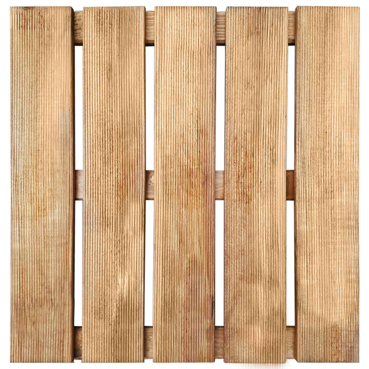 vidaXL Πλάκα Κατασκευής 6 pcs Καφέ 50 x 50 cm Πεύκο Καφέ Εγχύσεως