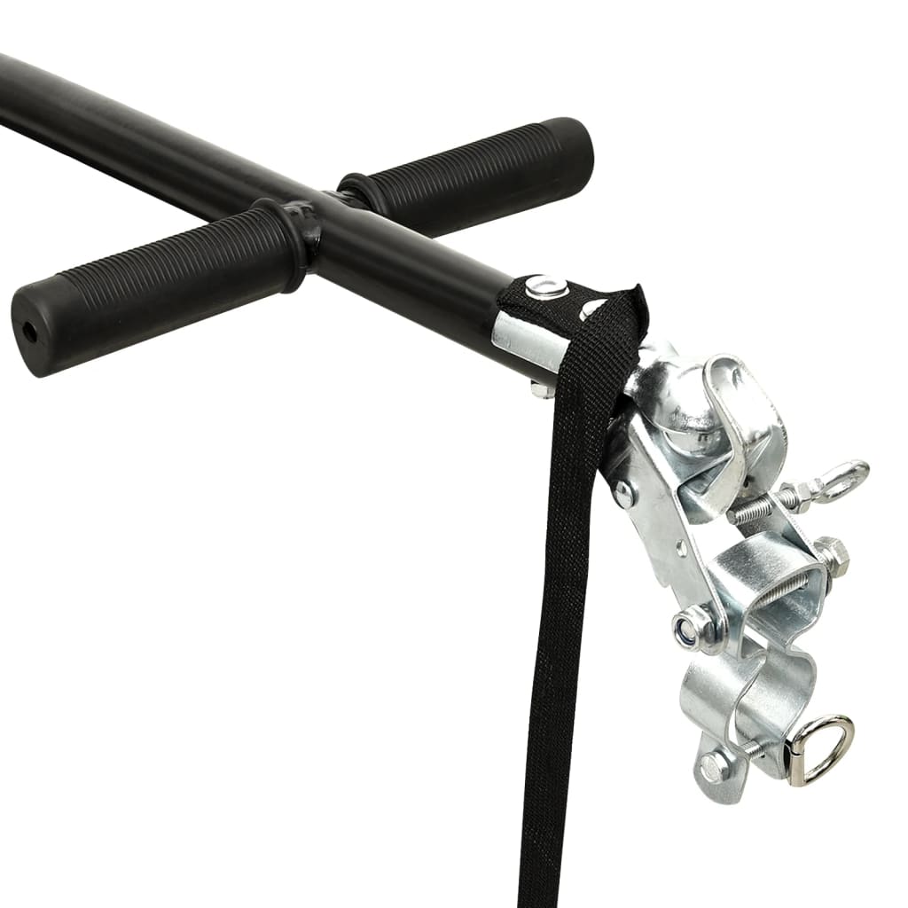 vidaXL Τρέιλερ ποδηλάτου Μαύρο 155x60x83 εκ. Ατσάλι