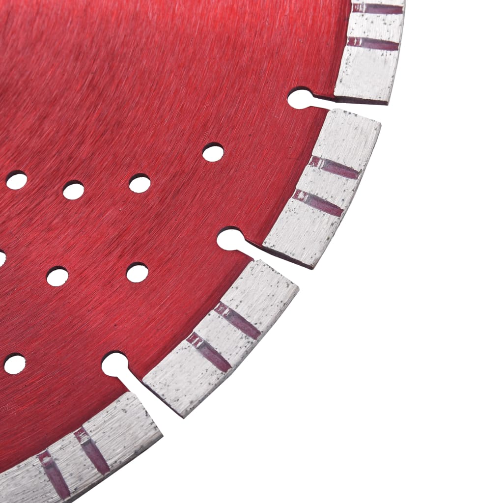 vidaXL Διαμαντόδισκος Κοπής Turbo με Οπές 300 χιλ. Ατσάλινος