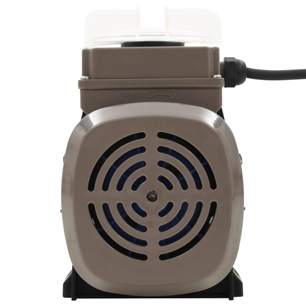 vidaXL Αντλία Πισίνας με Χρονοδιακόπτη Μαύρη 0,25 HP 8000 Λίτρα / Ώρα