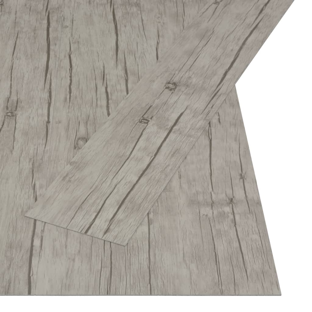 vidaXL Δάπεδο Αυτοκόλλητο Washed Oak 4,46 μ² 3 χιλ. από PVC