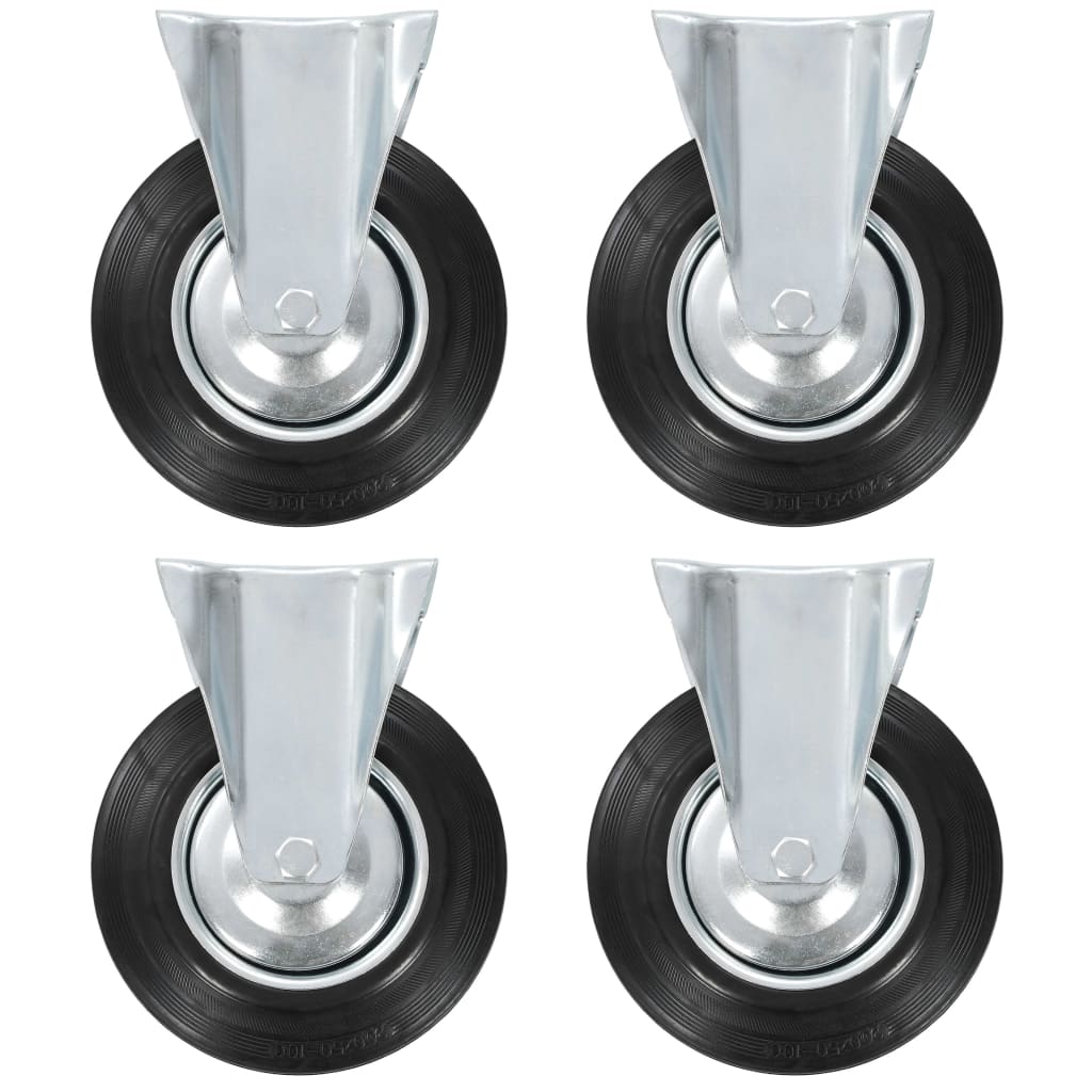 vidaXL Ρόδες Σταθερές 4 τεμ. 200 χιλ.