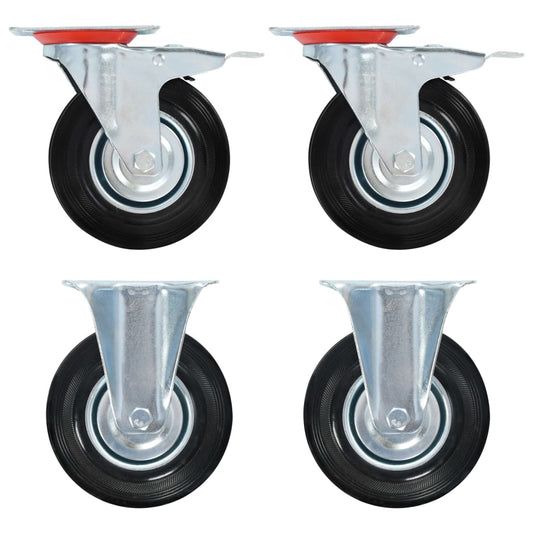 vidaXL Ρόδες 4 τεμ. 125 χιλ.