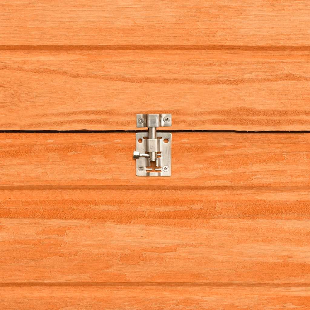 vidaXL Κλουβί Κουνελιών 152x128x108 εκ. από Μασίφ Ξύλο Πεύκου/Ελάτης