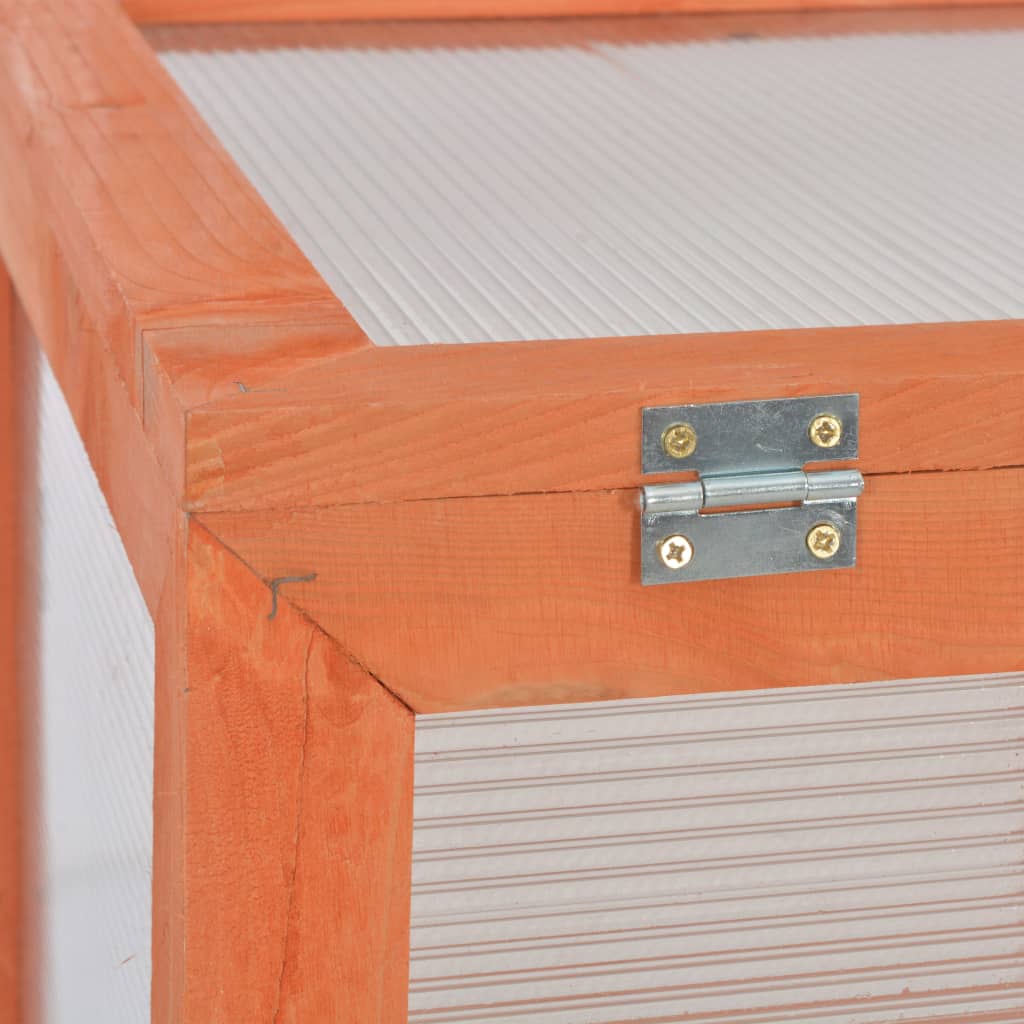 vidaXL Θερμοκήπιο 75 x 47 x 109 εκ. Ξύλινο