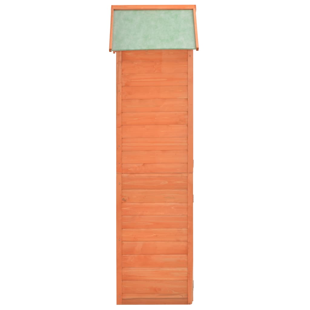 vidaXL Αποθήκη Κήπου 71 x 60 x 213 εκ. Ξύλινη
