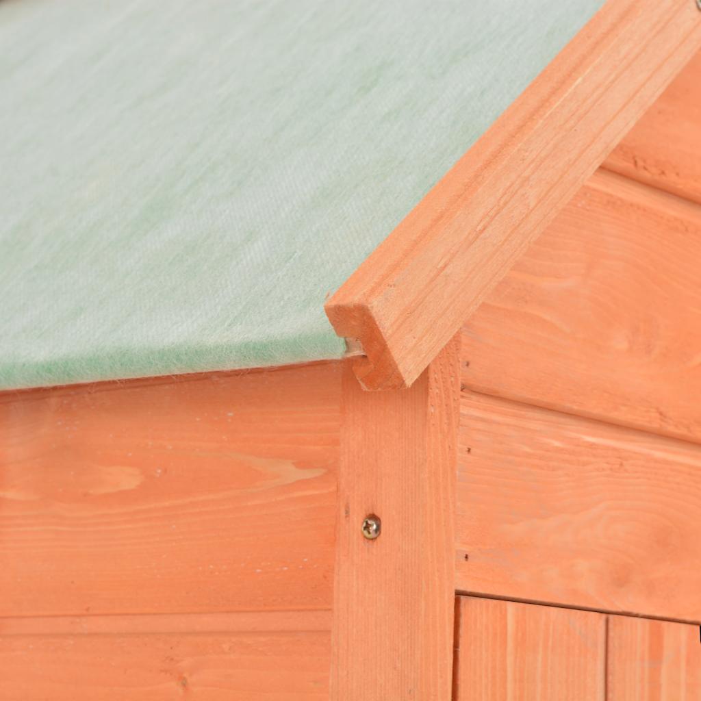 vidaXL Αποθήκη Κήπου 71 x 60 x 213 εκ. Ξύλινη