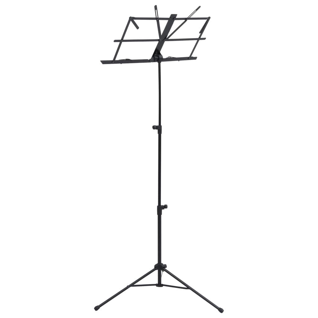 vidaXL Αναλόγιο Μουσικής Μαύρο Ατσάλινο