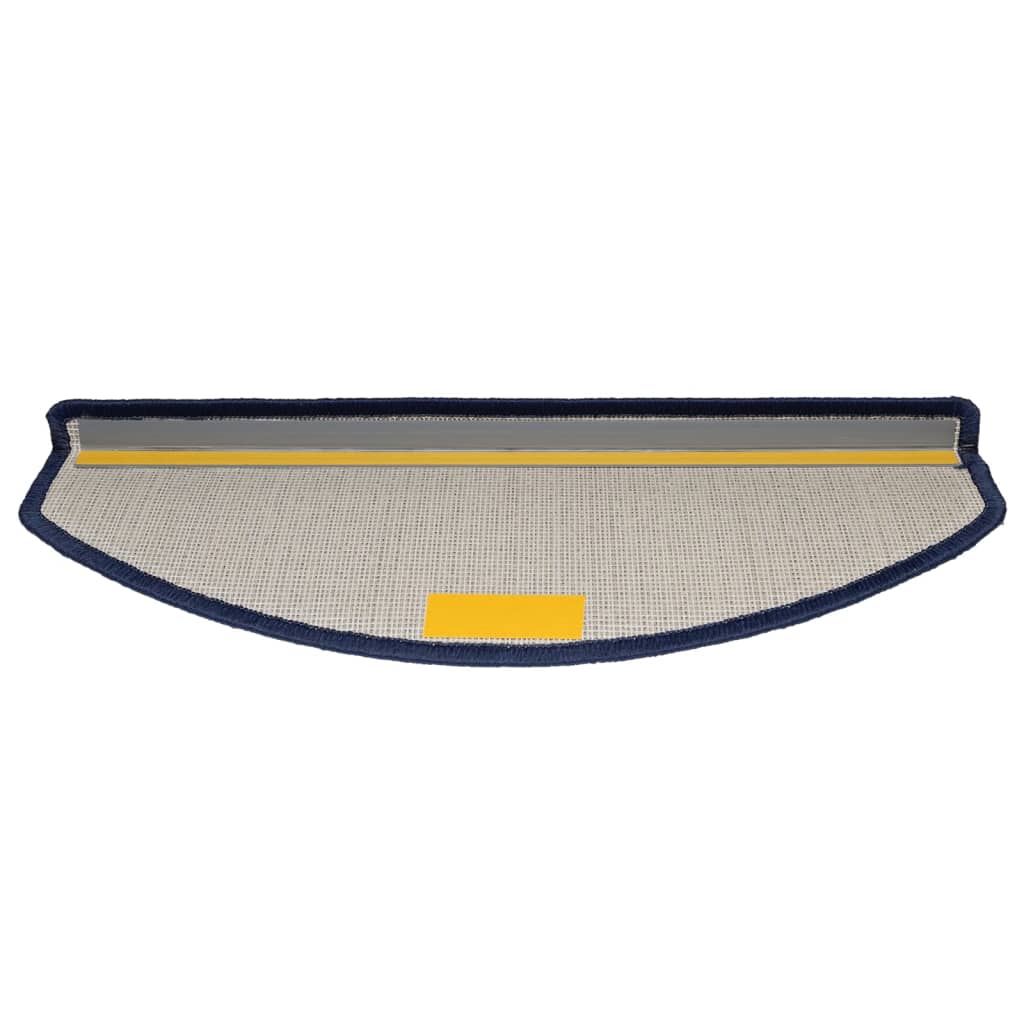 vidaXL Πατάκια Σκάλας 15 τεμ. Μπλε 65 x 24 x 4 εκ.