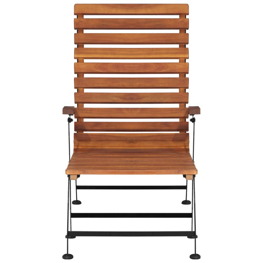 vidaXL Ξαπλώστρα Εξωτερικού Χώρου από Μασίφ Ξύλο Ακακίας