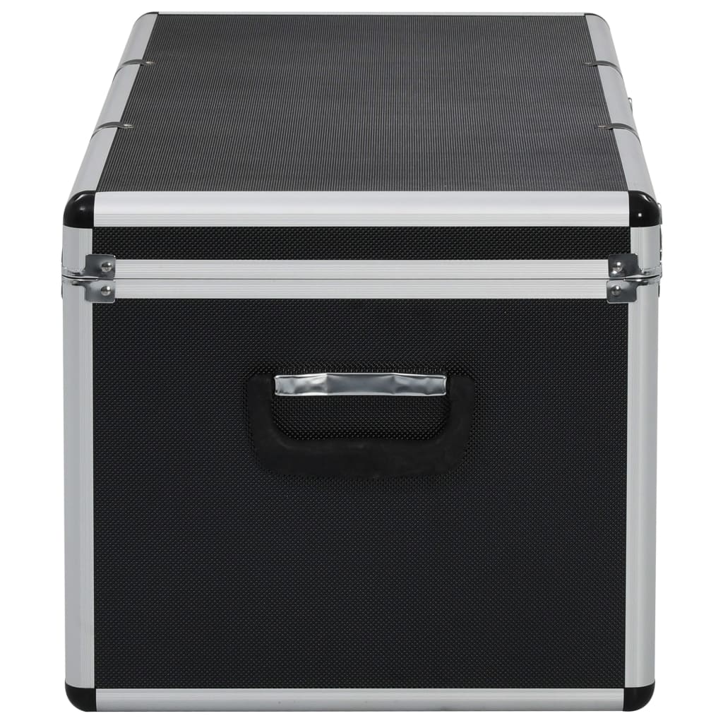 vidaXL Κουτιά Αποθήκευσης 3 τεμ. Μαύρα Αλουμινίου