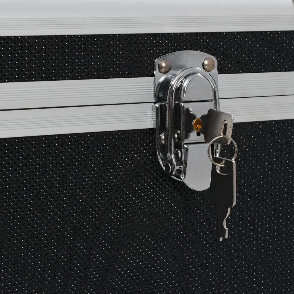 vidaXL Κουτιά Αποθήκευσης 3 τεμ. Μαύρα Αλουμινίου