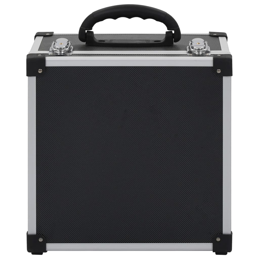 vidaXL Βαλίτσα Μεταφοράς για 40 CD Μαύρη από Αλουμίνιο και ABS