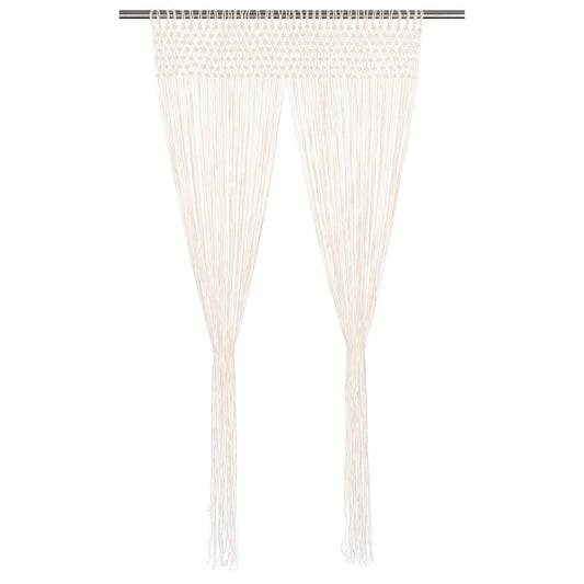 vidaXL Κουρτίνα Μακραμέ 140 x 240 εκ. Βαμβακερή