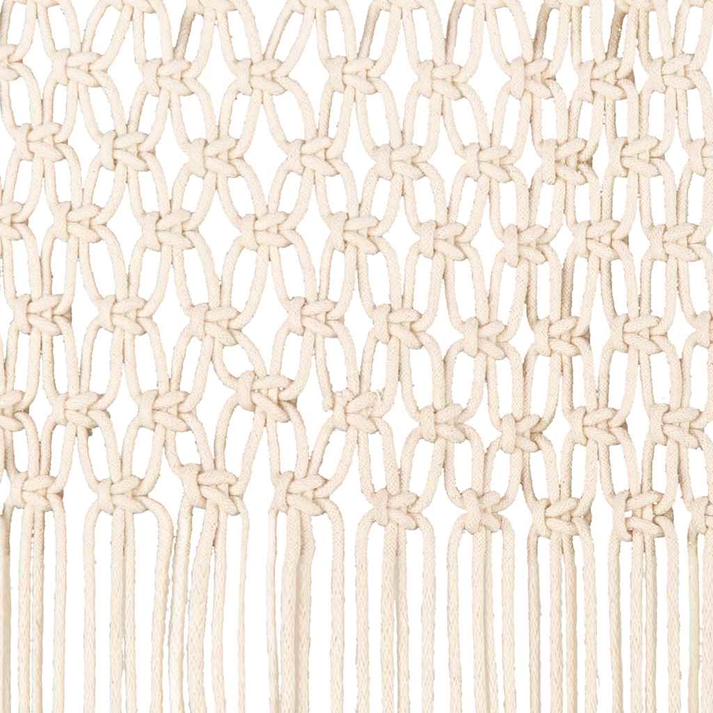 vidaXL Κουρτίνα Μακραμέ 140 x 240 εκ. Βαμβακερή