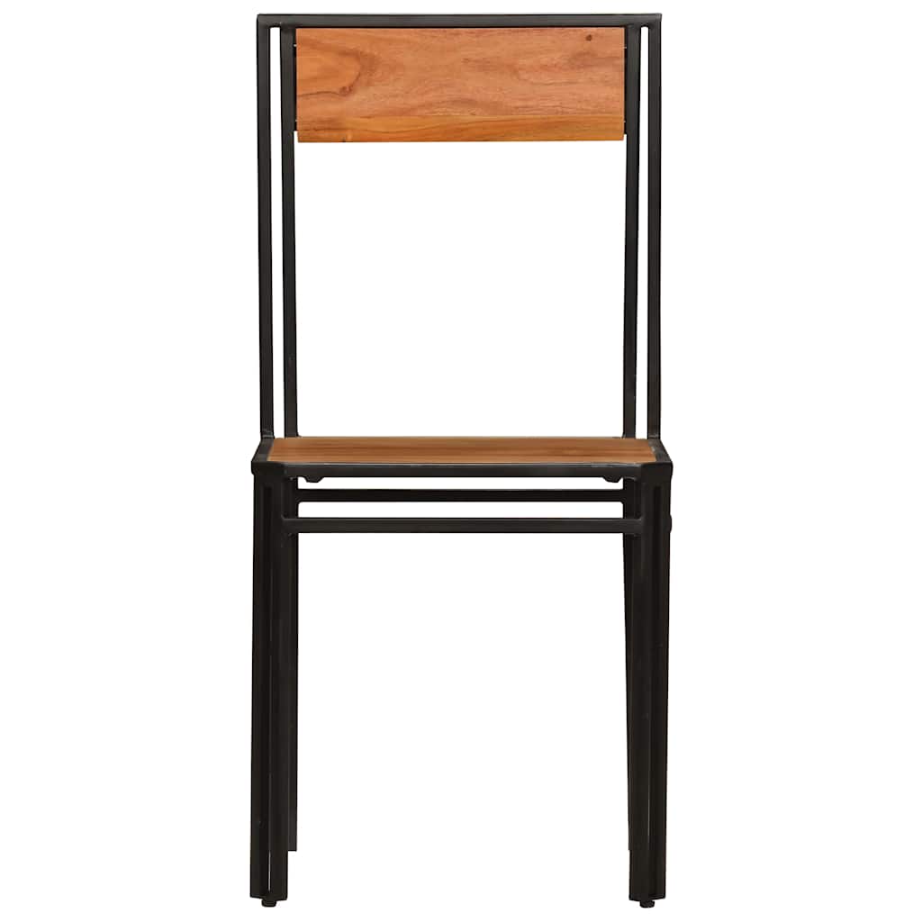 vidaXL Καρέκλες Τραπεζαρίας 4 τεμ. Ξύλο Ακακίας/Φινίρισμα ακακία