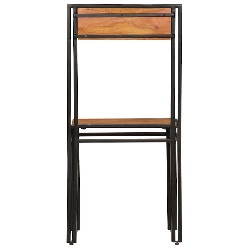 vidaXL Καρέκλες Τραπεζαρίας 4 τεμ. Ξύλο Ακακίας/Φινίρισμα ακακία