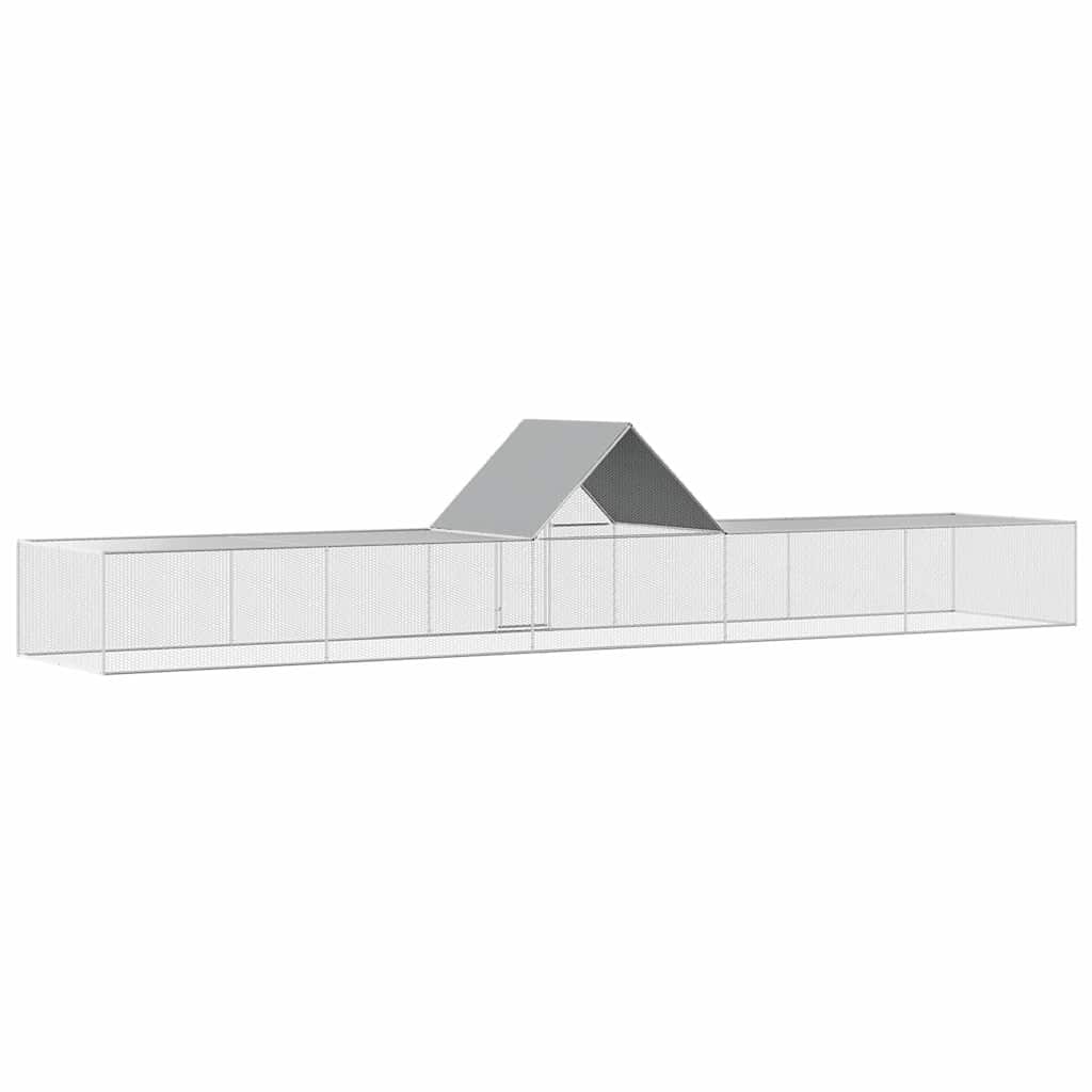 vidaXL Κοτέτσι 10 x 2 x 2 μ. από Γαλβανισμένο Χάλυβα