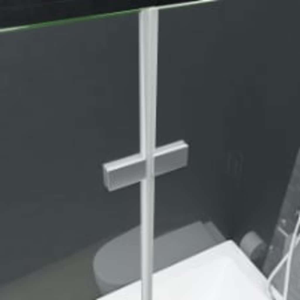 vidaXL Καμπίνα Μπανιέρας με 2 Πάνελ Πτυσσόμενη 95 x 140 εκ. από ESG