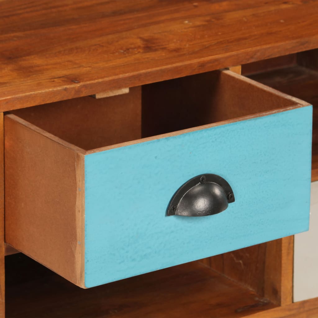 vidaXL Έπιπλο Τηλεόρασης με 3 Συρτάρια 110x35x50 εκ Μασίφ Ξύλο Ακακίας