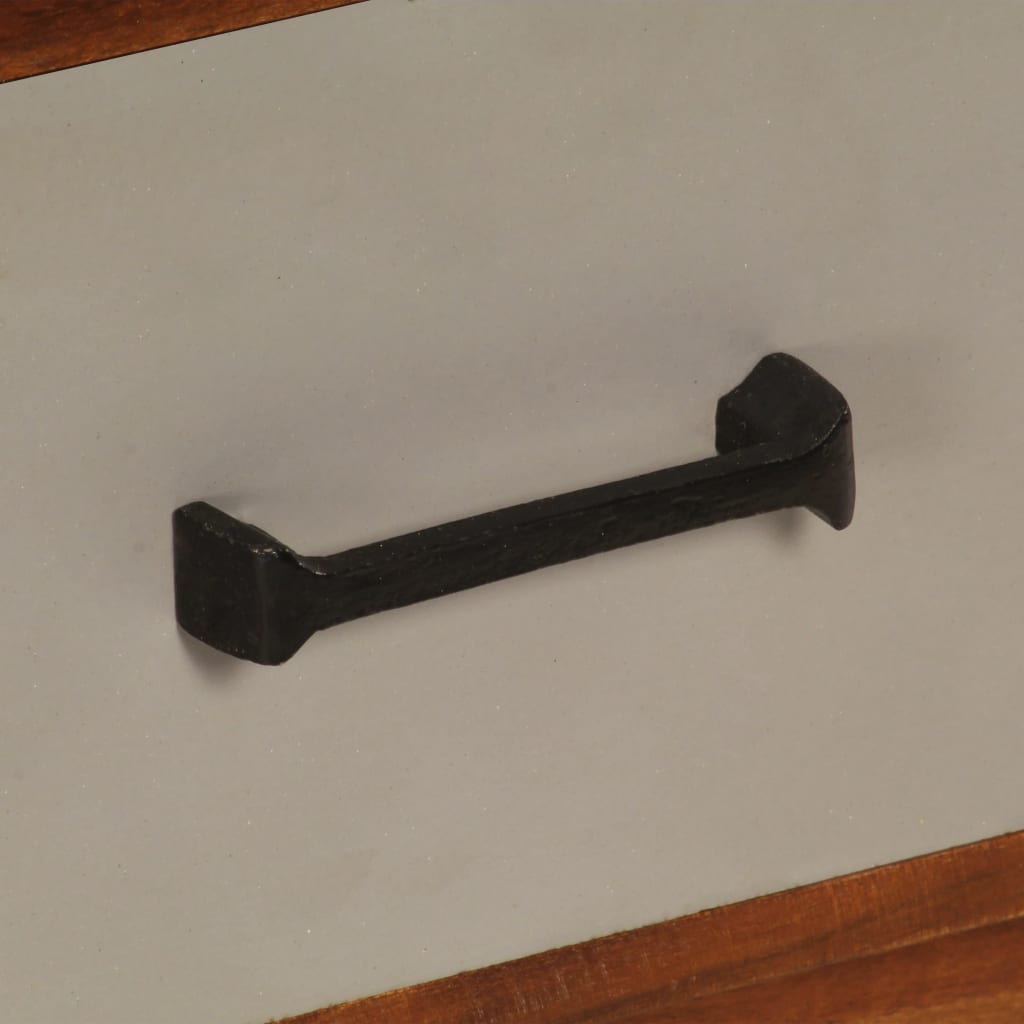 vidaXL Έπιπλο Τηλεόρασης με 3 Συρτάρια 110x35x50 εκ Μασίφ Ξύλο Ακακίας