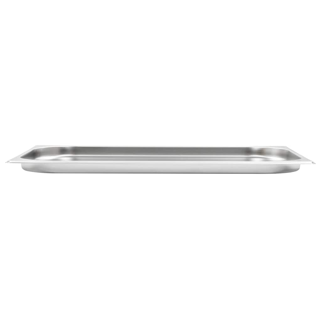 vidaXL Λεκάνες Gastronorm 4 τεμ. GN 1/1 20 χιλ. από Ανοξείδωτο Ατσάλι