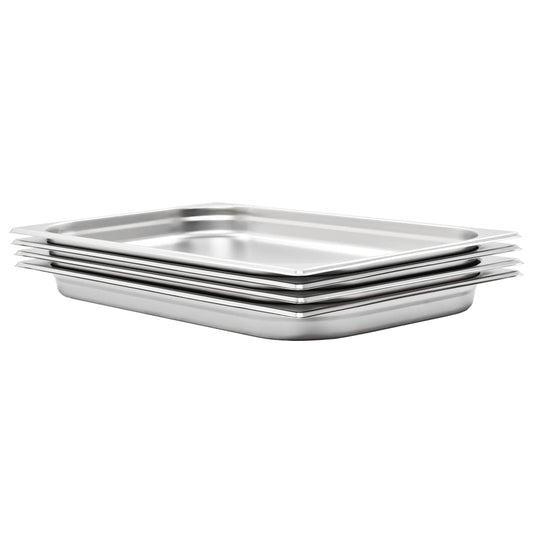 vidaXL Λεκάνες Gastronorm 4 τεμ. GN 1/1 40 χιλ. από Ανοξείδωτο Ατσάλι