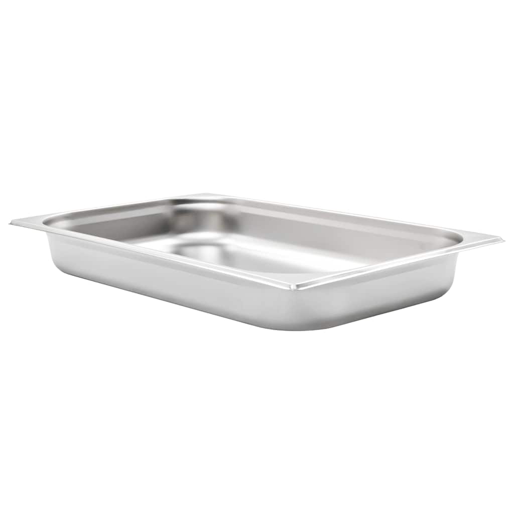 vidaXL Λεκάνες Gastronorm 4 τεμ. GN 1/1 65 χιλ. από Ανοξείδωτο Ατσάλι